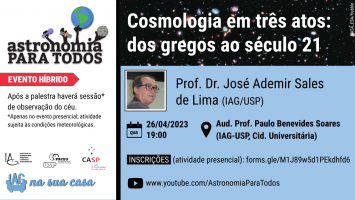 Astronomia para Todos - Cosmologia em três atos: dos gregos ao século 21