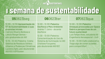 I Semana de Sustentabilidade