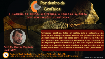 A máquina do tempo: decifrando o passado da Terra com perfurações científicas