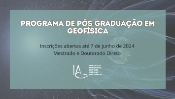 Inscrições abertas até 7 de junho - Pós-Graduação em Meteorologia