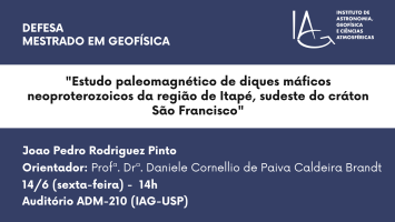 Defesa - Mestrado em Geofísica - 14 de junho