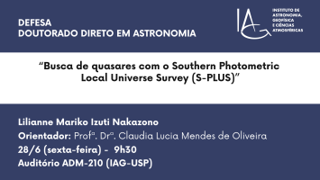 Defesa Doutorado Astronomia Lilianne Nakazona