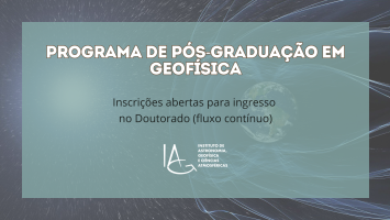 Inscrições Doutorado Geofísica 2024