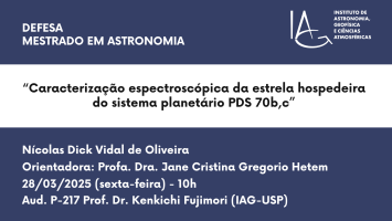 Defesa de mestrado de Nícolas Oliveira