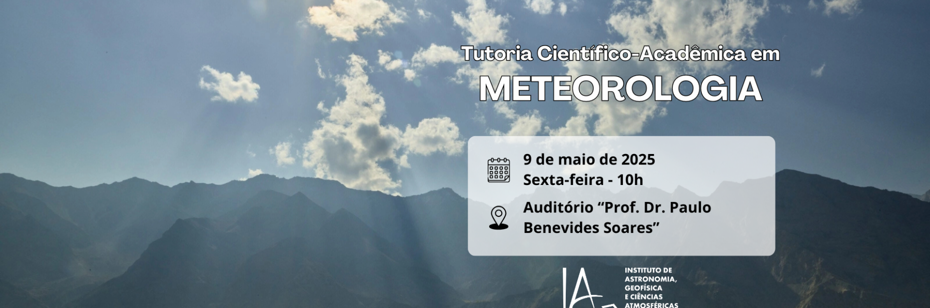 Tutoria científico-acadêmcia em Meteorologia 2025