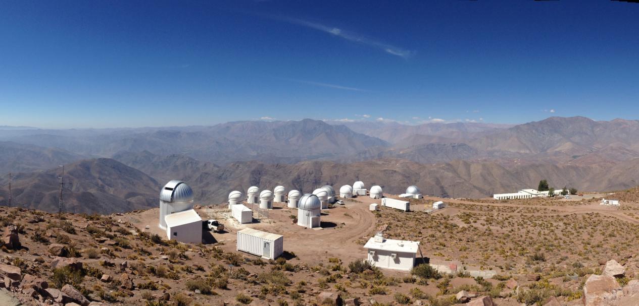 T80-Sul no Observatório Internacional de Cerro Tololo, no Chile (crédito: SPLUS)